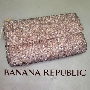 BANANA REPUBLIC ✨HAND-BEADED CLUTCH✨✨[NWT]